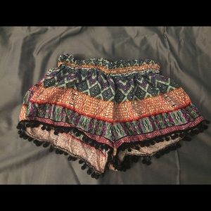 Small Paper Tee stretchy hippy shorts 🏵🏵🏵